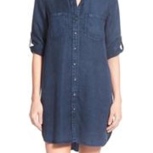 Dex Denim Shirt Dress - Picture 3 of 5